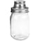 Tablecraft Mason Jar Glass Cktail Shkr SS Top, 14OZ MJS14 - alternate 1