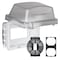 Taymac 1 -Gang Horizontal or Vertical Box Cover, , Polycarbonate MM410CW - alternate 3