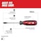 Milwaukee Tool 1/4 in. x 4 in. Slotted Cushion Grip Screwdriver (Made in USA) MT206 - alternate 8