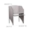 Flash Furniture Starter Study Carrel, Nebule Grey MT-M6201-GY-GG - alternate 4