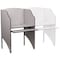 Flash Furniture Starter Study Carrel, Nebule Grey MT-M6201-GY-GG - alternate 5