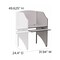 Flash Furniture Add-On Study Carrel, Nebule Grey MT-M6202-GY-ADD-GG - alternate 9