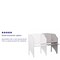Flash Furniture Add-On Study Carrel, Nebule Grey MT-M6202-GY-ADD-GG - alternate 5