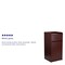 Flash Furniture 36 gal. Laminate Trash Can, Mahogany MT-M8520-TRA-MAH-GG - alternate 4
