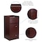 Flash Furniture 36 gal. Laminate Trash Can, Mahogany MT-M8520-TRA-MAH-GG - alternate 3