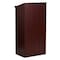 Flash Furniture Lectern, Mahogany, Floor Type MT-M8830-LECT-MAH-GG - alternate 3