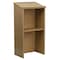 Flash Furniture Stand Up Lectern, Oak MT-M8830-LECT-OAK-GG - alternate 3