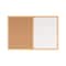 Mastervision MasterVision Maya Series Combo Whiteboard/Cork Board, Wall Mount, 36"x48", Wood Frame MX141212319 - alternate 1