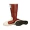 Tingley Unisex Pylon Tall Rubber Boot w/Met Guard, Steel Toe, Cream, Red, M14 MB916B.14 - alternate 3