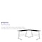 Flash Furniture Black Glass L-Shape Corner Computer Desk NAN-CD-22181-BK-GG - alternate 3