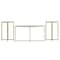 Flash Furniture Round Greenwich Glass Table Set, 3PCS, Glass, Clear NAN-CEK-10-GG - alternate 3