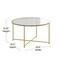 Flash Furniture Round Greenwich Glass Table Set, 3PCS, Glass, Clear NAN-CEK-10-GG - alternate 2