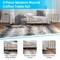 Flash Furniture Round Greenwich Glass Table Set, 3PCS, Glass, Clear NAN-CEK-10-GG - alternate 8
