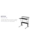 Flash Furniture Computer Desk Clifton Computer Desk, Black, 23-1/2" D X 33-1/8" H, 27-7/8" W X Laminate, Black NAN-CLIFTON-BK-GG - alternate 4