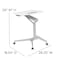 Flash Furniture White Mobile Sit to Stand Desk NAN-IP-10-WH-GG - alternate 10