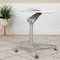 Flash Furniture White Mobile Sit to Stand Desk NAN-IP-10-WH-GG - alternate 1