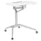 Flash Furniture White Mobile Sit to Stand Desk NAN-IP-10-WH-GG - alternate 8