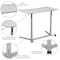 Flash Furniture Computer Desk Office Desk, 20-1/2" D X 29" to 40-3/4" H, 37-3/8" W X Plastic, Table Top: Laminate NAN-IP-6-1-GG - alternate 3