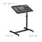 Flash Furniture Adjustable Height Steel Mobile Computer Desk Adjustable-Height Computer Stand, 17 1/2 in D X Black NAN-JG-06B-BK-GG - alternate 5