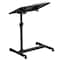 Flash Furniture Adjustable Height Steel Mobile Computer Desk Adjustable-Height Computer Stand, 17 1/2 in D X Black NAN-JG-06B-BK-GG - alternate 2