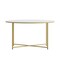 Flash Furniture Hampstead Collection Coffee Table - Modern White Finish Accent Table with Crisscross Brushed Gold Frame NAN-JH-1787CT-GG - alternate 10