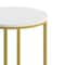 Flash Furniture Round End Table, Laminate, White NAN-JH-1787ET-GG - alternate 3