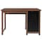 Flash Furniture Computer Desk Computer Desk, Metal Drawers, Oak, 23-1/2" D X 30" H, 47-1/4" W X Crosscut Oak NAN-JN-21736T-GG - alternate 6
