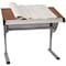 Flash Furniture Adjustable Table, 45.25" W, 28.25" L, 47.75" H, Laminate Top, Red NAN-JN-2433-GG - alternate 5