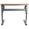 Flash Furniture Adjustable Table, 45.25" W, 28.25" L, 47.75" H, Laminate Top, Red NAN-JN-2433-GG - alternate 7
