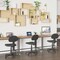 Flash Furniture Computer Desk Livingston Brown Mobile Computer Desk, 23-3/4" D X 29-1/4" H, 47-1/4" W X Brown Oak NAN-JN-2522D-GG - alternate 5