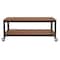 Flash Furniture TV Stand With Casters, Livingston Brown NAN-JN-2522TR-GG - alternate 4