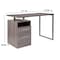 Flash Furniture Computer Desk Computer Desk, 2 Drawers, Light Ash Wood, 23-1/2" D X 30-1/2" H, 47" W X Light Ash NAN-JN-2634-GG - alternate 7