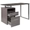 Flash Furniture Computer Desk Computer Desk, 2 Drawers, Light Ash Wood, 23-1/2" D X 30-1/2" H, 47" W X Light Ash NAN-JN-2634-GG - alternate 5