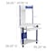 Flash Furniture Computer Desk Corner Computer Desk w/Hutch, Blue, 24" D X 57" H, 39" W X Laminate, Blue and White NAN-JN-2705-BL-GG - alternate 2