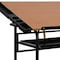 Flash Furniture Mobile Draft Table, 35-1/4" W, 31-1/4" H, Laminate Cherry NAN-JN-2739-GG - alternate 10