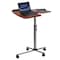 Flash Furniture Handy Little Desk Laptop Desk, 17-1/2" D X 28-1/2" to 38-1/2" H, 29-1/4" W X Cherry NAN-JN-2762-GG - alternate 3