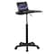 Flash Furniture Computer Desk Laptop Desk, Black, 13" D X 27-1/2" to 37-1/2" H, 25" W X Laminate, Black NAN-JN-2792-GG - alternate 2
