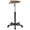 Flash Furniture Rustic Walnut Sit to Stand Mobile Laptop NAN-JN-2792-RU-GG - alternate 4