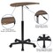 Flash Furniture Rustic Walnut Sit to Stand Mobile Laptop NAN-JN-2792-RU-GG - alternate 10