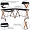 Flash Furniture Black Glass L-Shape Corner Computer Desk NAN-JN-2824SL-COMBO-BK-GG - alternate 3