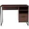 Flash Furniture Computer Desk Computer Desk, Black Metal Frame, Coffee, 19-1/2" D X 29-1/2" H, 41-1/4" W X Laminate NAN-NJ-HD10168-GG - alternate 7