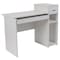 Flash Furniture Computer Desk Computer Desk with Shelves, Drawer, 19" D X 29-1/2" H, 42" W X White NAN-NJ-HD3518-W-GG - alternate 6