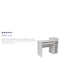 Flash Furniture Computer Desk Computer Desk with Shelves, Drawer, 19" D X 29-1/2" H, 42" W X White NAN-NJ-HD3518-W-GG - alternate 4