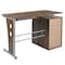 Flash Furniture Walnut 3 Drawer Pedestal Desk NAN-WK-008-RU-GG - alternate 8