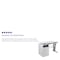 Flash Furniture White Desk with Three Drawer Pedestal an NAN-WK-008-WH-GG - alternate 2