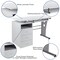 Flash Furniture White Desk with Three Drawer Pedestal an NAN-WK-008-WH-GG - alternate 3