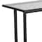 Flash Furniture Glass Desk Glass Top Desk w/Black Pedestal Frame, 23-1/2" D X 29-1/4" H, 47-1/4" W X Glass NAN-WK-055-GG - alternate 4