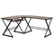 Flash Furniture L Shaped Desk Office Desk, 50" D X 29-3/4" H, 87" W X Laminate, Teakwood NAN-WK-109-GG - alternate 9