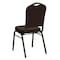 Flash Furniture Hercules Banquet Chair, Brown Back, 17-1/4 in W 20-1/4" L 38" H, Fabric Seat NG-C01-BROWN-GV-GG - alternate 7