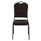 Flash Furniture Hercules Banquet Chair, Brown Back, 17-1/4 in W 20-1/4" L 38" H, Fabric Seat NG-C01-BROWN-GV-GG - alternate 10